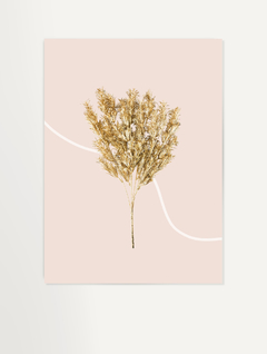 Quadro decorativo - golden leaf