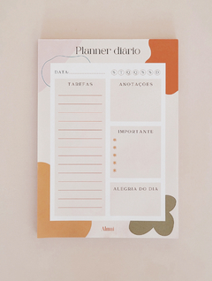 Planner diário em bloco - planner não datado