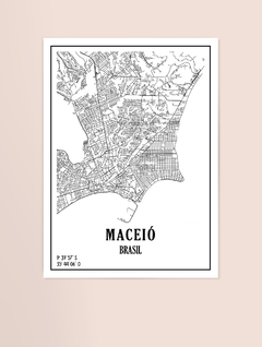 Coleção Mapas - Maceió - Almai Store
