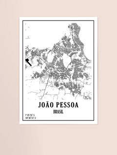 Coleção Mapas - João Pessoa - Almai Store