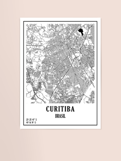 Coleção Mapas - Curitiba - Almai Store