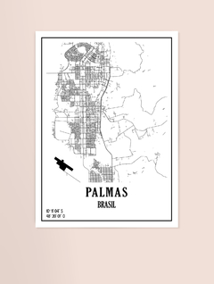 Coleção Mapas - Palmas - Almai Store
