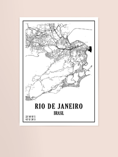 Coleção Mapas - Rio de Janeiro - Almai Store