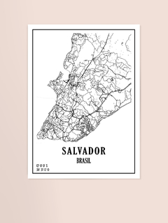Coleção Mapas - Salvador - Almai Store