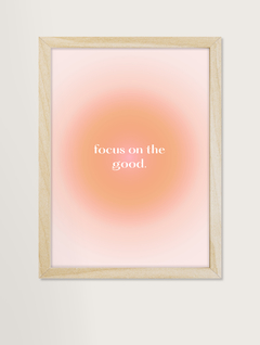 Quadro decorativo - focus on the good