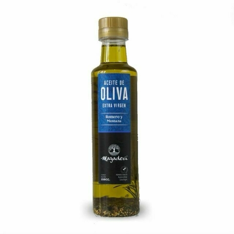 Aceite de Oliva saborizado al Romero y Mostaza x 250 cc | Vata | Mayadevi