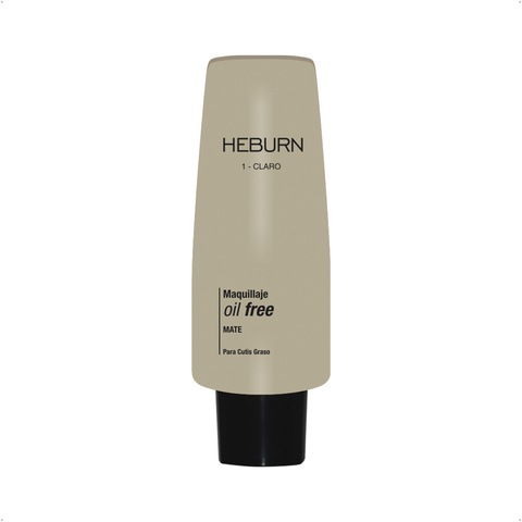 Heburn - Base Maquillaje Oil Free Mate para Cutis Graso (35g)