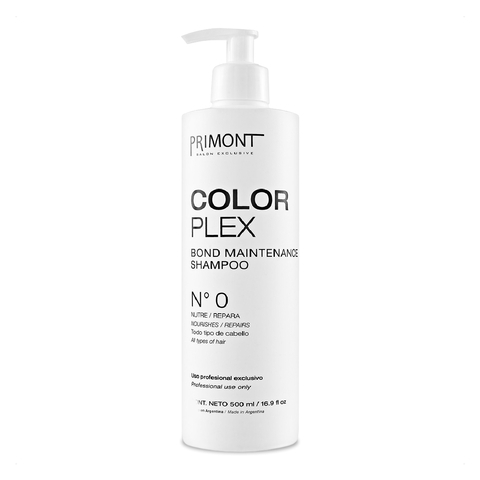 Primont - Color Plex Shampoo Bond Maintenance Nº0 Nutre y Repara (500ml)