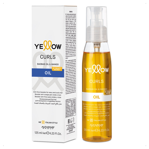 Yellow - Curls Oil Booster Anti-frizz para Ondas y Rizos (120ml)