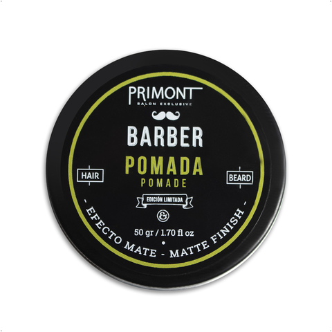 Primont - Barber Pomada Efecto Mate para Cabello y Barba Edicion Limitada (50g)