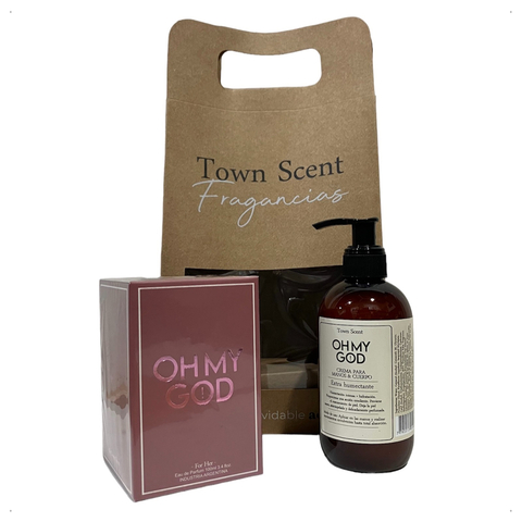 Oh My God - Bolsa Perfume para Mujer EDP (100ml) + Crema para Manos & Cuerpo (250ml) by Town Scent