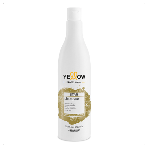 Yellow - Star Shampoo Iluminador para Todo Tipo de Cabellos (500ml)