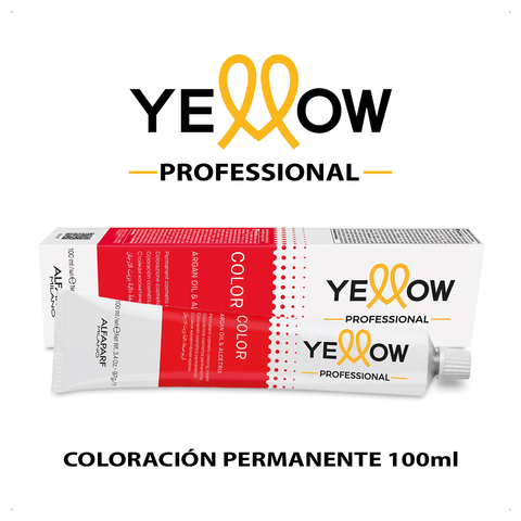 Yellow - Permanent Color Coloración Cosmética Permanente en Crema (60g)