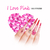 Mia Secret I Love Pink Nail Art Powder (7.39g)) x 6 unds. en internet