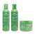 La Puissance - Kit Nutrition Therapy Shampoo (300ml) + Acondicionador (300ml) + Máscara (250ml) Cabellos Resecos y Quebradizos