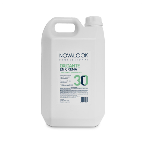 Novalook - Oxidante en Crema con Keratina y Perfumada 30 Vol. 9% (2.9Lt)