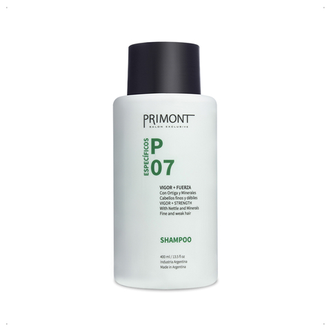 Primont P07 - Shampoo Específico con Ortiga Previene la Caída Del Cabello (400ml)