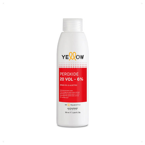 Yellow - Agua Oxigenada Estabilizada en Crema 20Vol. -6% Peróxido (90ml)