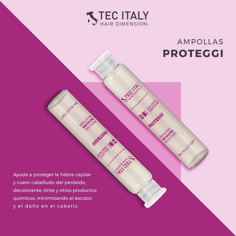 Tec Italy - Ampolla Proteggi Tratamiento Protector del Cabello (12u x 10ml)