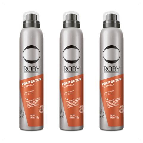 Roby - Kit Protector Térmico para Cabello 3u (190ml)
