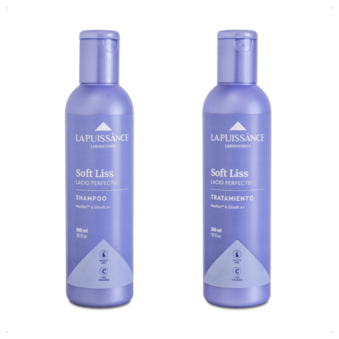 La Puissance - Kit Soft Liss Shampoo (300ml) + Tratamiento (300ml) Lacio Perfecto