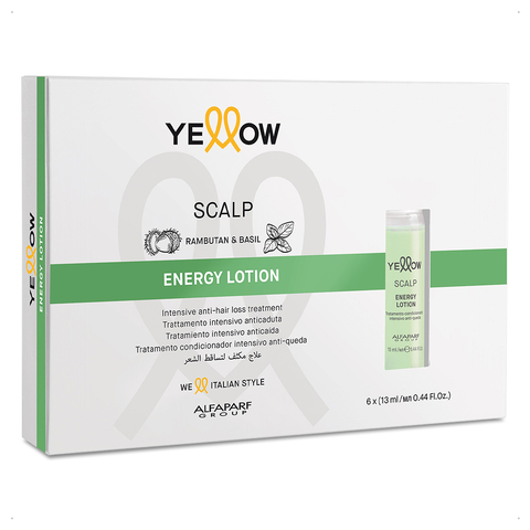 Yellow - Scalp Energy Lotion Ampollas Tratamiento Intensivo Anti-caída 13ml (6u)