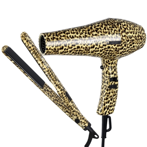 Duga - Kit Secador + Plancha Animal Print (2000w/200°C) D5002