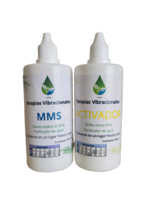 KIT MMS + ACTIVADOR con Ac. Cítrico Desinfectante x 100 ml c/u -