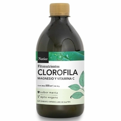Natier Clorofila Con Magnesio y Vitamina C Sabor Menta 500 ml