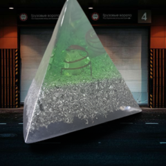Imagen de Orgonita Pirámide Tetraédrica Chica