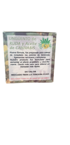 Unguento de Ruda con Aceite de Cannabis 190 Gr en internet