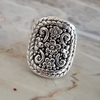 Anillo flor en Plata 925 Inflada