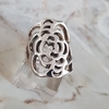 Anillo Flor en Plata 925 Inflada