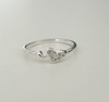 Anillo 2 corazones con Cubic