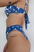 conjunto (top aro + hotpants) estampa mahalo azul - comprar online