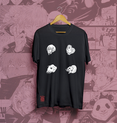 REMERA CARAS JUJUTSU MALDICIONES