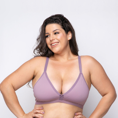 Sutiã sem Bojo Estruturado Plus Size Lenir em Microfibra (Ref:6023) - loja online