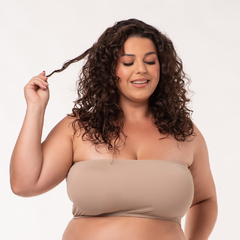 Top Faixa com Bojo Estruturado Plus Size Virginia em Microfibra (Ref:6045) na internet