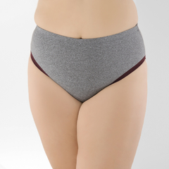 Calcinha Plus Size Lia em Suplex mescla (Ref:6115) - comprar online