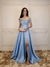 Vestido De Festa Mirela Azul Serenity 2 - comprar online