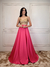 Vestido De Festa Evelyn Ouro Pink na internet