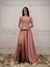 Vestido De Festa Jade Rosa Canela - comprar online