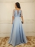 Vestido De Festa Izabel Bordado Azul Serenity - loja online