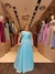 Vestido De Festa Raquel Azul Claro Plus Size - comprar online