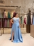 Vestido De Festa Mirela Azul Serenity Plus Size - loja online
