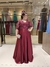 Imagem do Vestido De Festa Mariana Plus Size Paetê Vinho