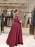 Vestido De Festa Mariana Plus Size Paetê Vinho - comprar online