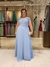 Vestido De Festa Raquel Azul Serenity Plus Size - loja online