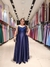 Vestido De Festa Evelyn Paetê Plus Size Azul Marinho na internet