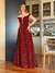 Vestido De Festa Adriana Marsala / Vinho / Bordo - comprar online